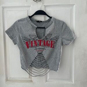Women’s crop Top: Size: Large, runs small. - NEVER WORN